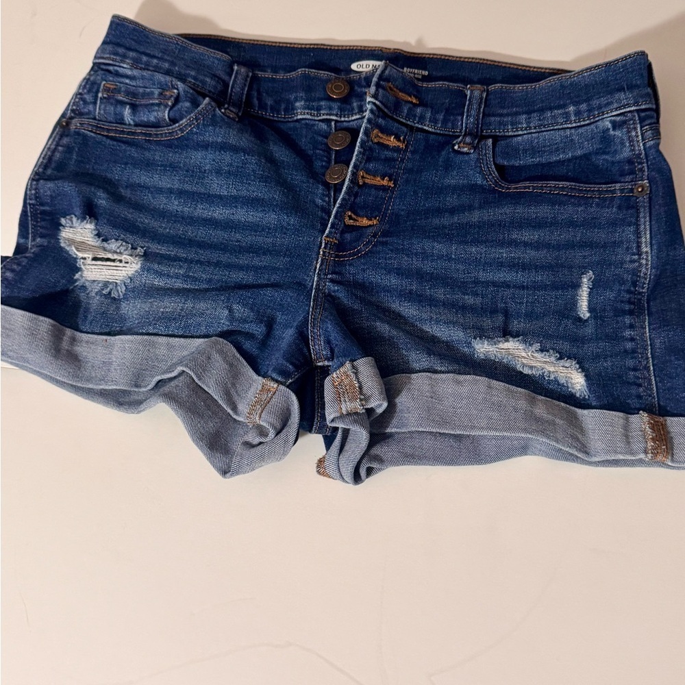 Old Navy Dark Blue Jean Shorts